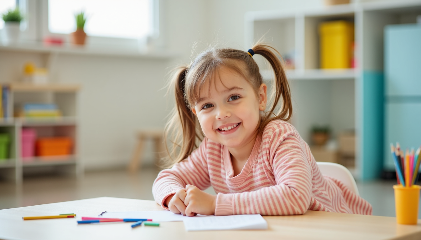 Copii fericiți jucându-se într-o gradinita privata modernă din Ploiești