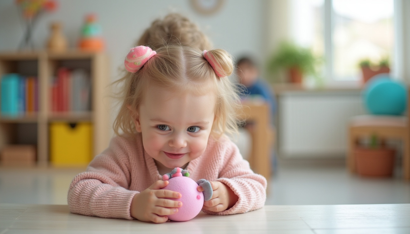 Un copil fericit jucându-se într-o grădiniță modernă din Ploiești, ilustrând ghidul de alegere.