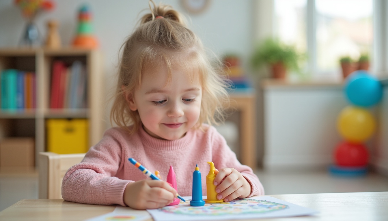 Părinți zâmbitori și copii fericiți jucându-se într-o creșă modernă din Ploiești